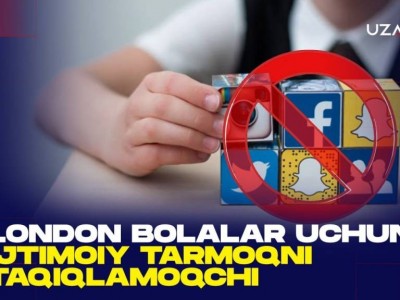 London bolalar uchun ijtimoiy tarmoqni taqiqlamoqchi (+video)